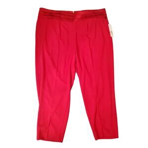 Calvin Klein Red Dress Pants, NWT, 24W